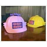 Mega Bloks toy hard hats (2)
