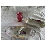 China dishes, bud vase