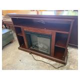 Electric fireplace cabinet
