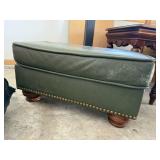 Sage green ottoman