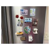 Assorted refrigerator magnets