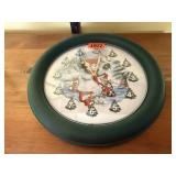 Holiday battery operated wall clock