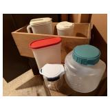 Drawer of Tupperware, assorted storage containers