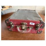 Vintage metal suitcase