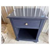 Navy nightstand