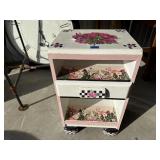 Decoupaged nightstand