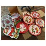 Christmas serving, cookie trays