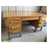 Solid oak desk