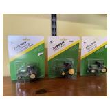 John Deere toys (3), 7800 Row Crop tractor, 8400T