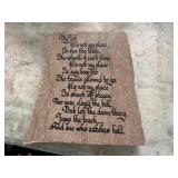"My Job" decorative stone