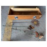 Drawer, garden stakes (3)