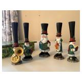 North Pole Caroling Society figurines (5)