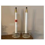 Vintage wire candlesticks (2)