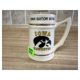 1983 Iowa Hawkeyes beer stein