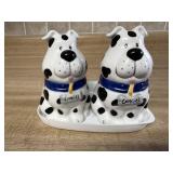 Dalmatian salt & pepper shaker set