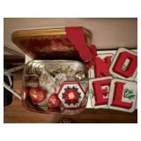Christmas decor, ornaments