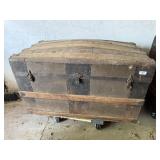 Antique steamer trunk