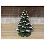 Ceramic Christmas tree lamp