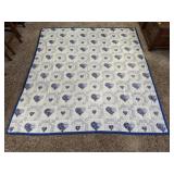 Cottage core heart quilt