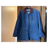 Denim button up jacket