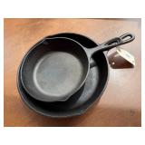Cast iron skillets (2)