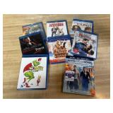Movie Blue ray discs, Blazing Saddles, Grinch