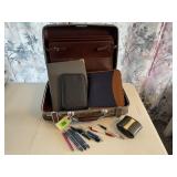Briefcase, office supplies, portfolios