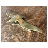 Brass seagull door knocker