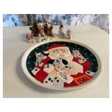 Dalmatian Christmas plate, ornaments