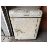 Vintage industrial storage cabinet