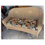 Wicker love seat