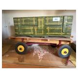 Homemade toy hay rack