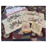 Embroidered pillowcases (6)