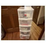 Rolling organizer of crafts, patterns