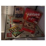 Board games, Traffic Sign Bingo, Monopoly,