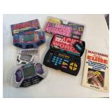 Electronic hand held games, Quiz Whiz, Jeopardy,