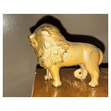 Cast iron lion bank