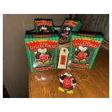 Basket, penguin ornament frames