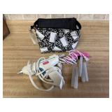 School lunch bag, hot glue guns, glue sticks