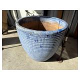 Heavy pottery planter