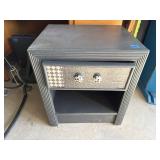 Black side table
