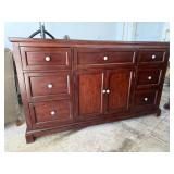 Merlot finish dresser