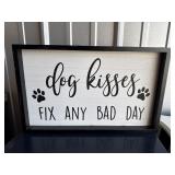 Dog Kisses sign