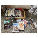 Wooden drawer, DVD movies
