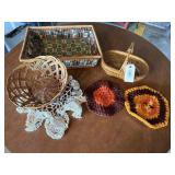 Baskets, doilie, hot pads