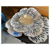 Metal wall flower
