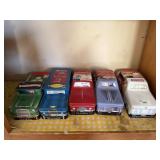 Craftsman automobile tool tins (5)