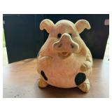 Resin pig garden statue