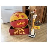 Iowa State Cyclones basketball, tray, snowman