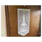 Heritage lace church wall hanging